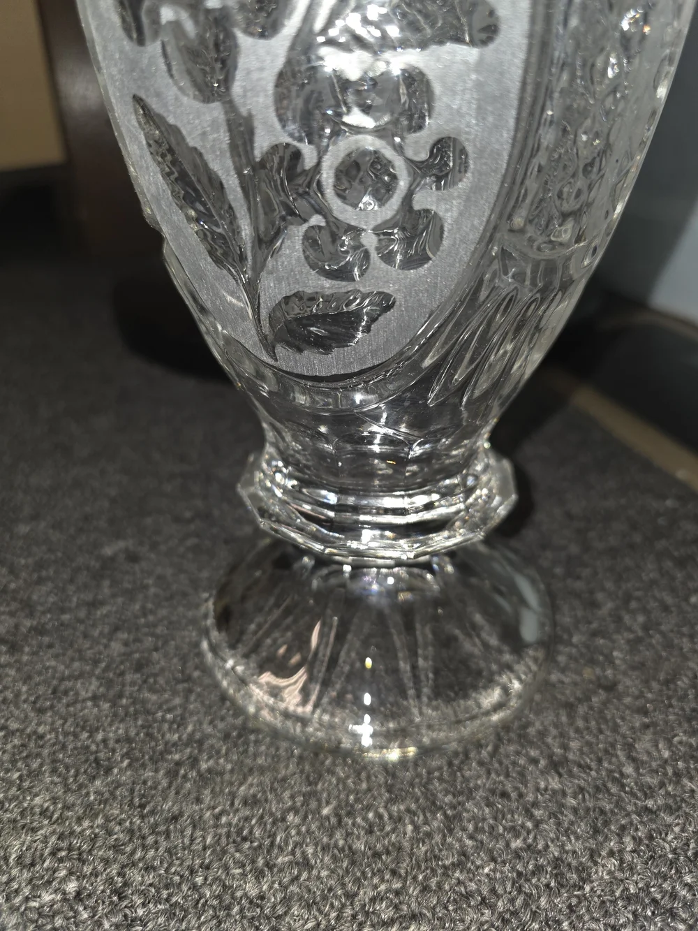 Vintage Zajecar 24% Lead Crystal Vase